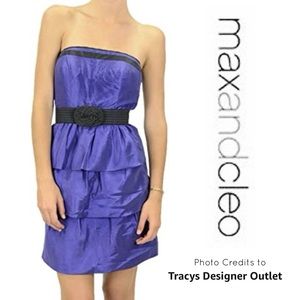 Max & Cleo Dress Color Deep Blue